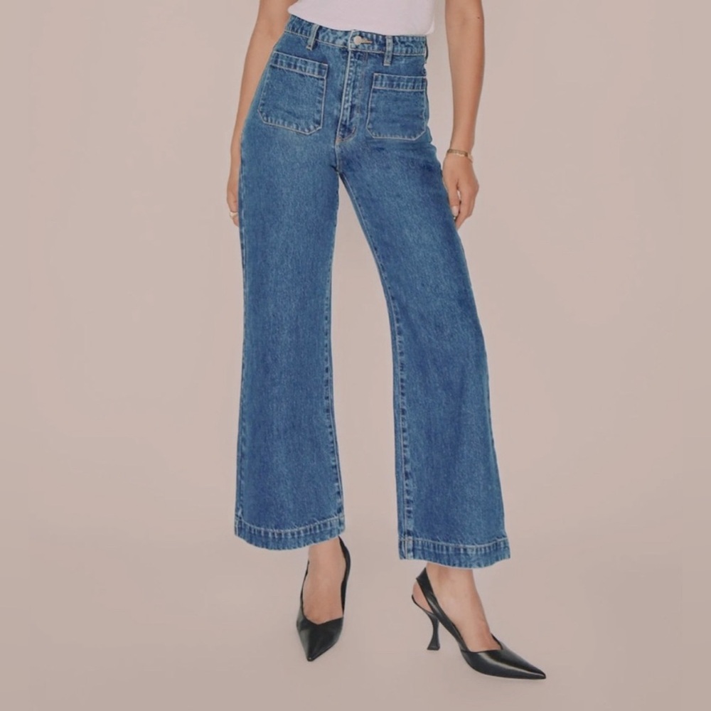 Rolla’s Sailor high Rise Wide Leg Jeans Size 28 NWOT-